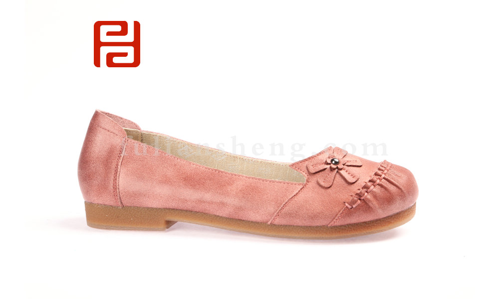 福连升平跟舒适浅口休闲女鞋 轻便老北京布鞋图片