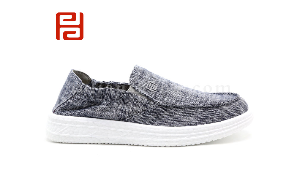 福连升夏季休闲男鞋超轻爆米花鞋底麻布透气面料