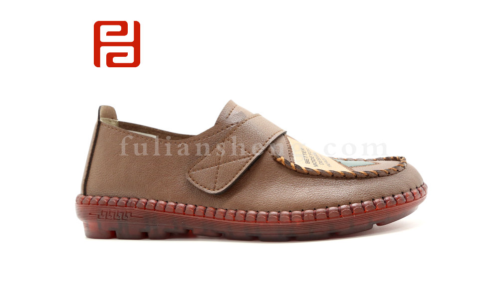 福连升春秋单鞋女鞋中老年舒适休闲手缝鞋