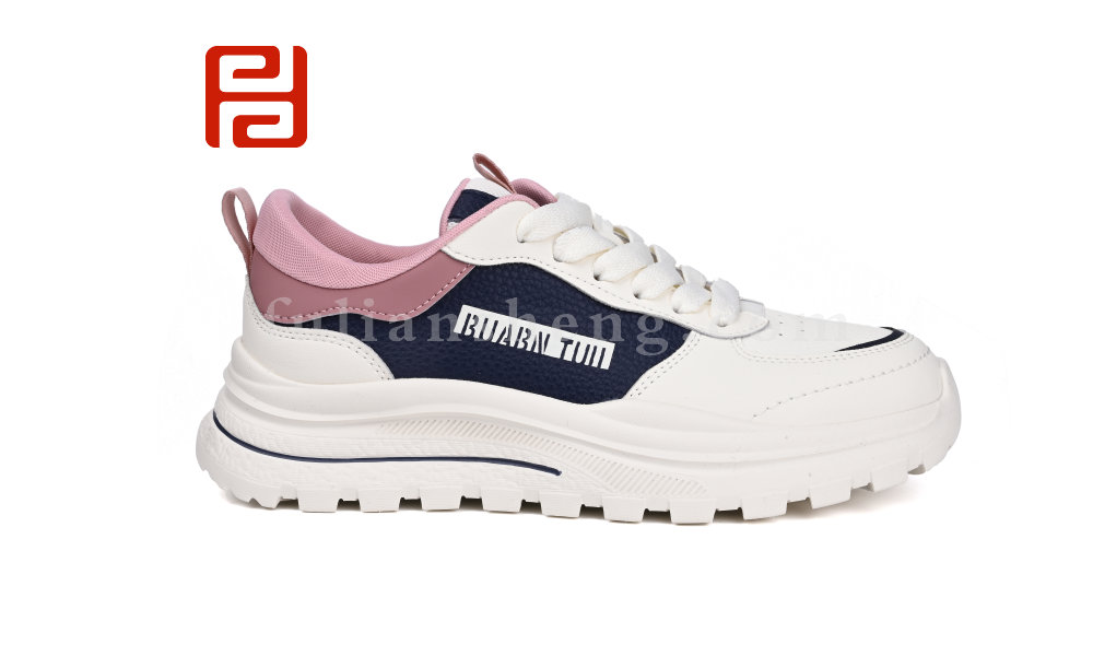 福连升春秋女鞋轻便单鞋皮面复古超轻休闲鞋