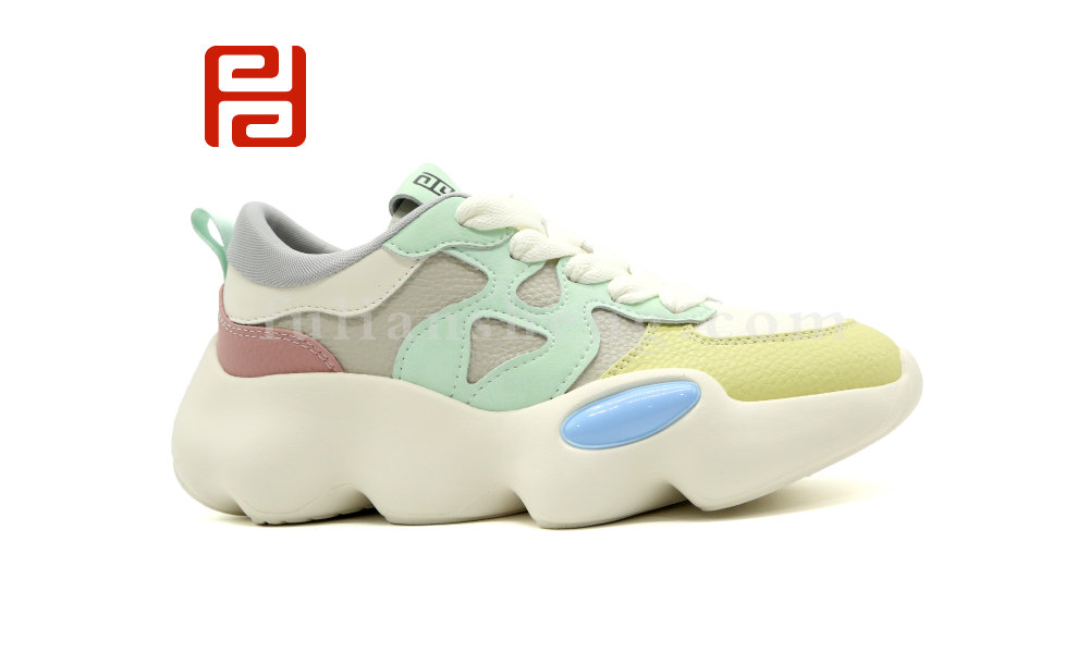 福连升春秋女鞋单鞋时尚运动厚底鞋子