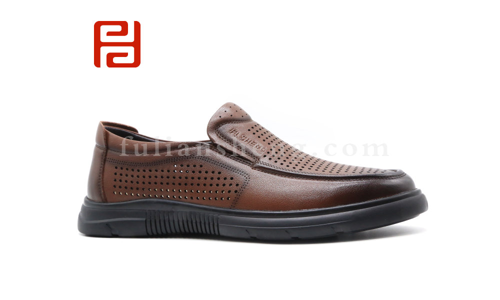 福连升夏季男鞋轻松工作商务鞋