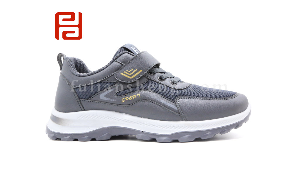 福连升春秋新款休闲运动男鞋健步鞋男单鞋