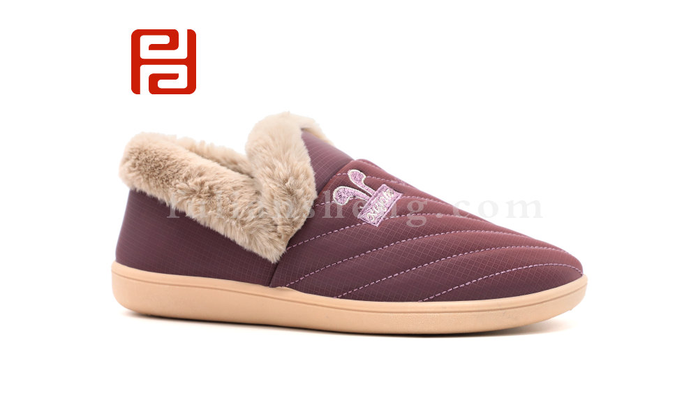 福连升冬季新款居家时光女鞋居家拖鞋