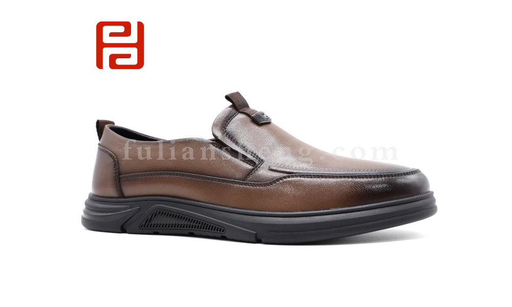 福连升冬季新款轻松工作男鞋商务休闲商务鞋