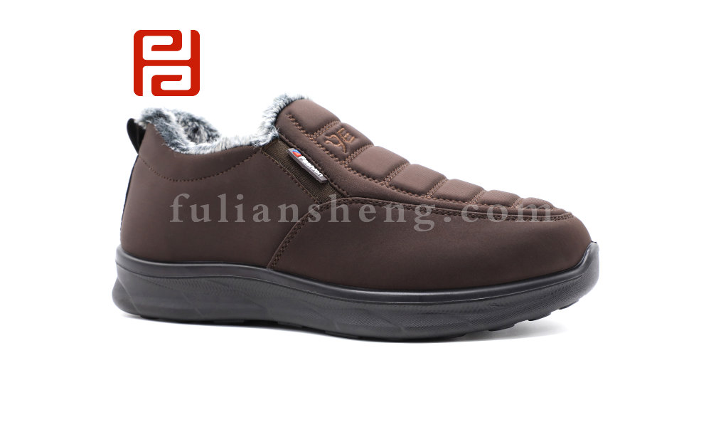 福连升冬季新款休闲生活男鞋舒适休闲养生鞋