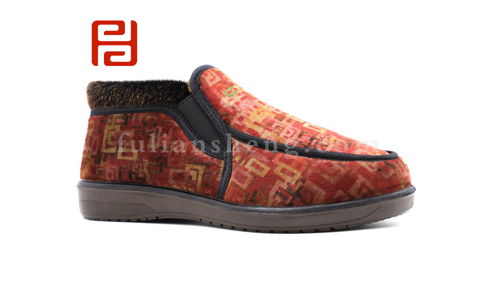 福连升冬季新款休闲生活女鞋老北京布鞋舒适休闲养生鞋