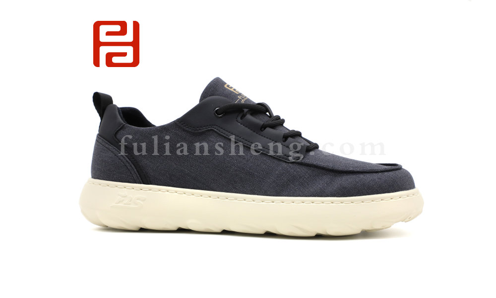 舒适休闲男鞋橡塑发泡鞋底3D缓震鞋垫棉麻里布