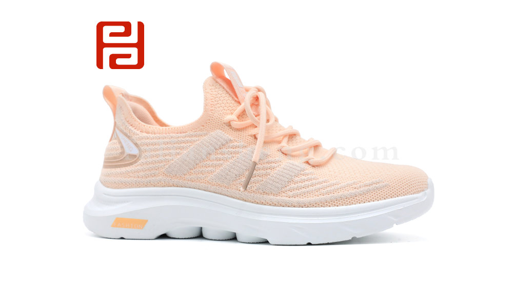 休闲运动女鞋春季单鞋高弹飞织面料3D缓震鞋垫