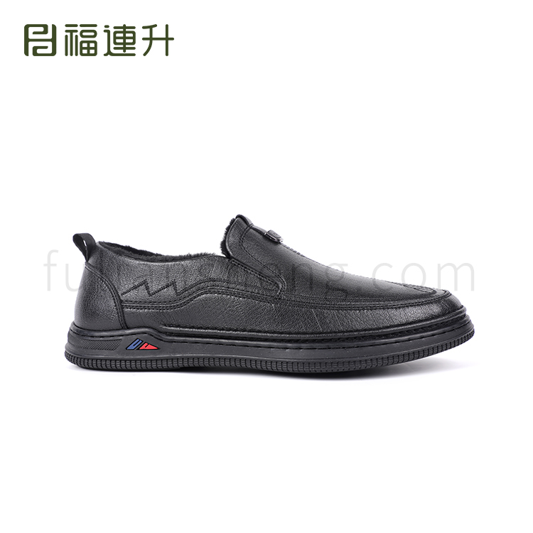 福连升冬季商务休闲男鞋