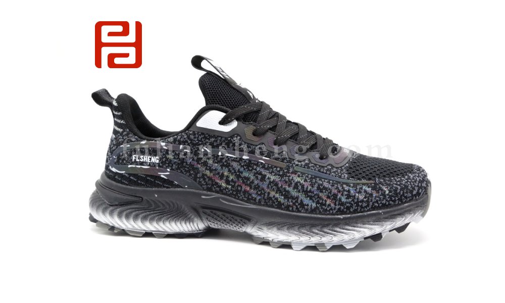 福连升休闲运动男鞋马拉松跑步鞋旅游防滑透气梭织鞋子