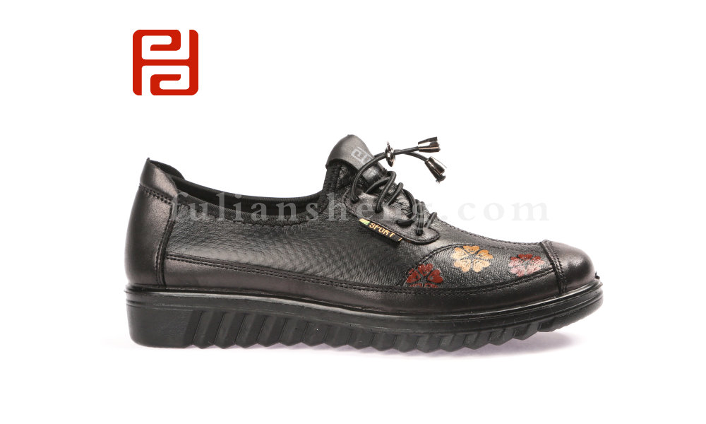 福连升2020春休闲软底免洗超柔布中老年女单鞋(图2)