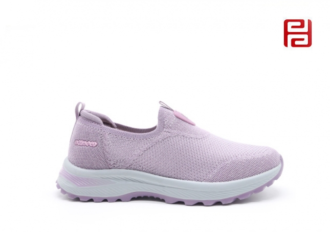 福连升春季休闲舒适运动鞋透气软底中老年散步女鞋