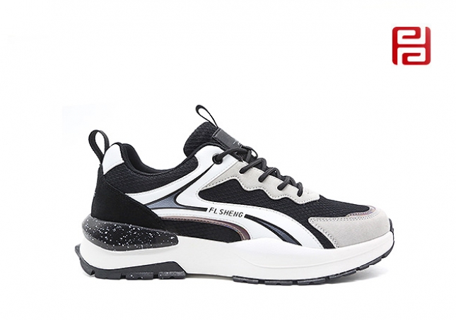 福连升春季新款时尚休闲运动男鞋透气舒适鞋子