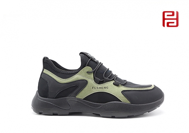 福连升春季男鞋拼色旅游鞋户外休闲运动徒步鞋