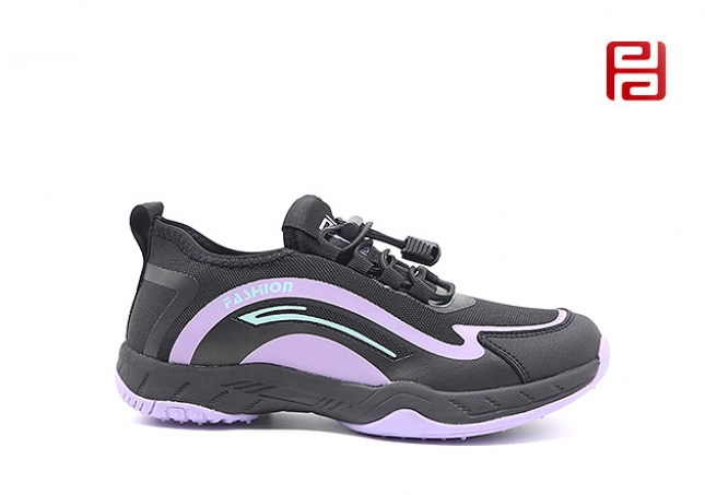 福连升春季新款网布透气户外漫步鞋旅游鞋拼色轻便女鞋