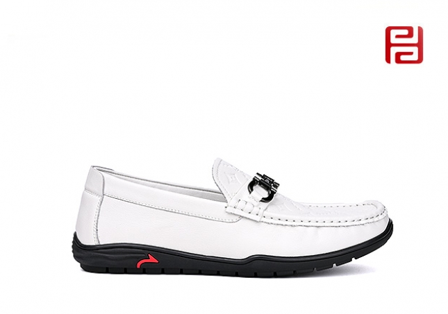 福连升春秋男士单鞋商务休闲豆豆鞋舒适合脚