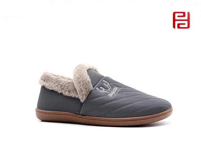 福连升冬季新款居家时光男鞋居家拖鞋