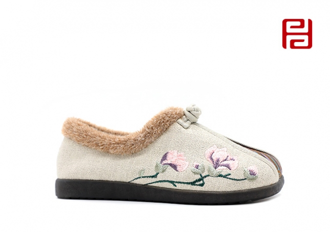 福连升冬季新款中国风尚老北京布鞋汉唐风韵汉舞鞋