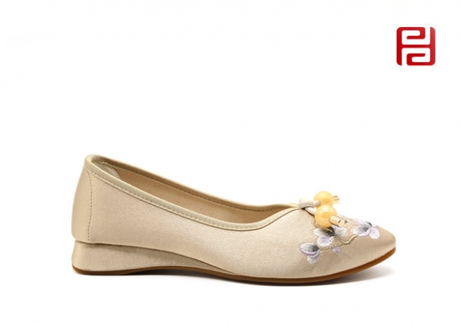 福连升老北京布鞋民族风绣花女