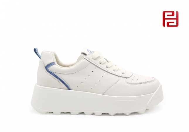 福连升休闲鞋女鞋厚底百搭小白鞋增高新款面包鞋