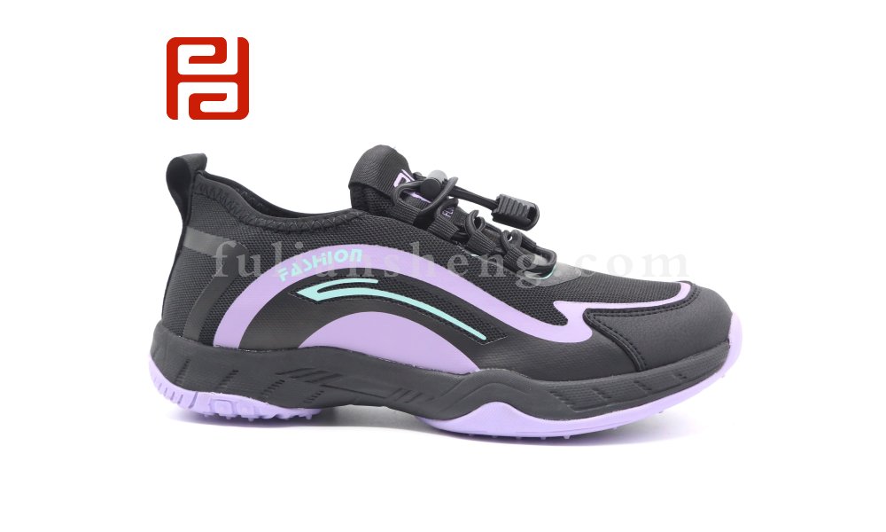 福连升春季新款网布透气户外漫步鞋旅游鞋拼色轻便女鞋